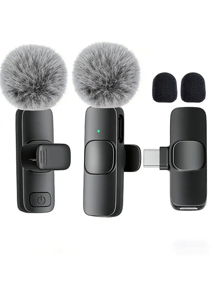 Professional Type-C Wireless Lavalier Microphone