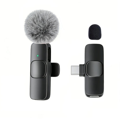 Professional Type-C Wireless Lavalier Microphone